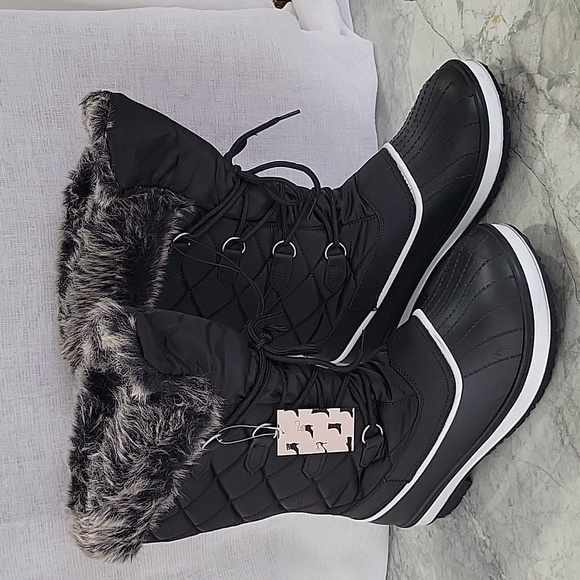 Shoes - Women's Snow Boots High Top Ankle Boots Non-Slip Waterproof Front Zipper…